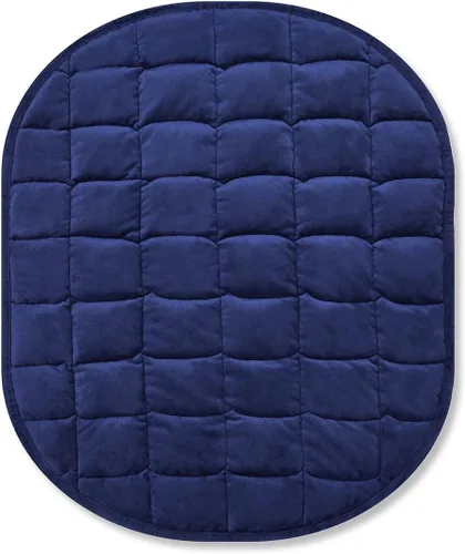 Miniatura 13 de TONGDADA Manta pesada de regazo de 7 libras para adultos, perfecta para relajación, descansar, tomar siestas, dormir y viajar, manta de lujo