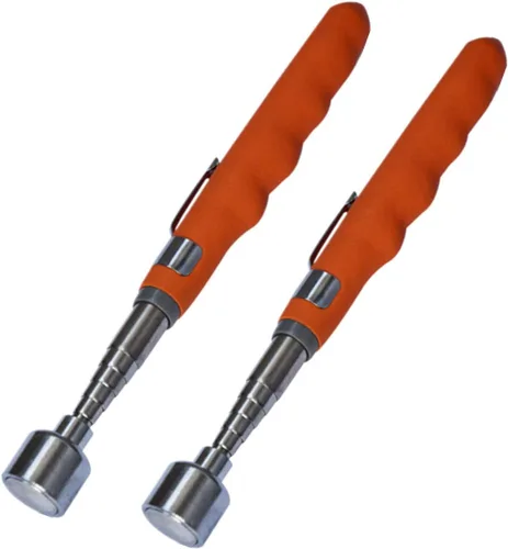 2 PCS Herramienta Magnética Telescópica de Recogida Extensible 31" 20 lb Bastón Magnético Telescópico que se Extiende - Regalos de Papá para