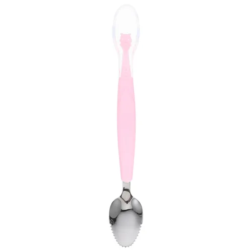 Miniatura 10 de Cuchara de bebé de doble cabeza, cuchara de silicona para bebés, cuchara de barro, cucharas de alimentación, juego de cuchara de entrenamiento