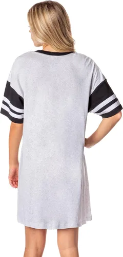 Miniatura 2 de INTIMO Peanuts Joe Cool Snoopy Woodstock - Camisón de pijama para mujer, Gris