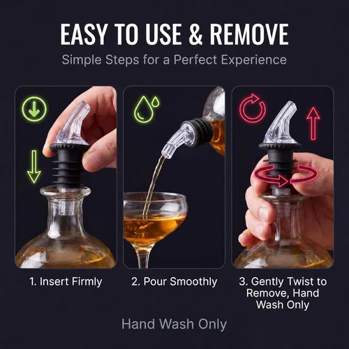 Miniatura 7 de Speed Pourer - Patron Pour Spout - Fabricado 100% en los Estados Unidos. Boquillas de barra de flujo libre que no gotean - Sin grietas, solo un