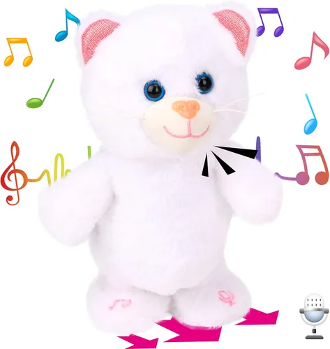 Miniatura 21 de Hopearl Muñeca negra que habla y canta, repite lo que dices, muñeca negra que camina, juguete animado interactivo, eléctrico, regalo de peluche
