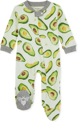 Miniatura 127 de Burt's Bees Baby - Mameluco para bebés, pijama, 100% algodón orgánico, cierre frontal, pies cerrados antideslizantes