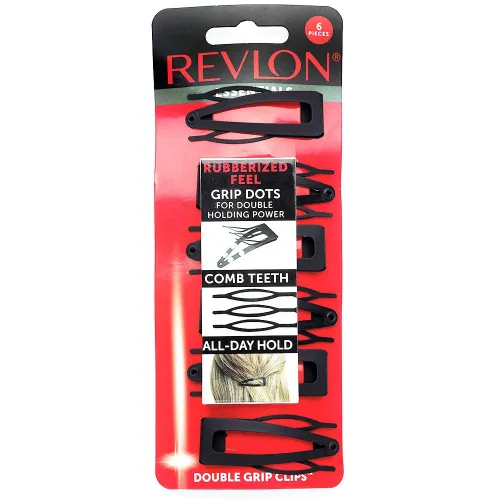 Miniatura 8 de Revlon Pinzas para el cabello de doble agarre, 6