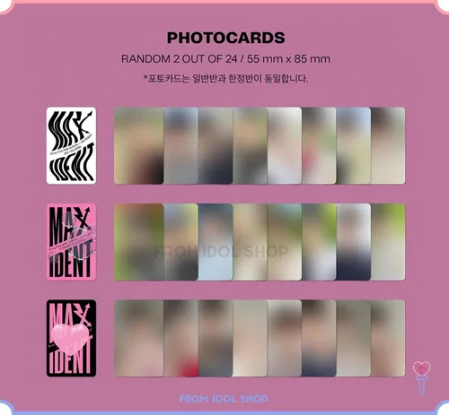Miniatura 5 de DREAMUS Stray Kids - MAXIDENT Edición Estándar CD+Beneficio de preventa (T-Crush+Heart ver. Set) (JYPK1467)