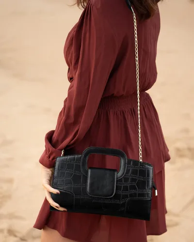 Miniatura 99 de ZLMBAGUS - Bolso de mano para mujer, diseño vintage con solapa y asa, de piel sintética, para llevar al hombro