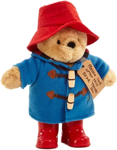Miniatura 2 de Rainbow Designs Oso Paddington Clásico con Botas - Personaje de Peluche de Pie de 25cm (9.8 pulgadas) - Oso de Peluche Paddington Suave y Tierno