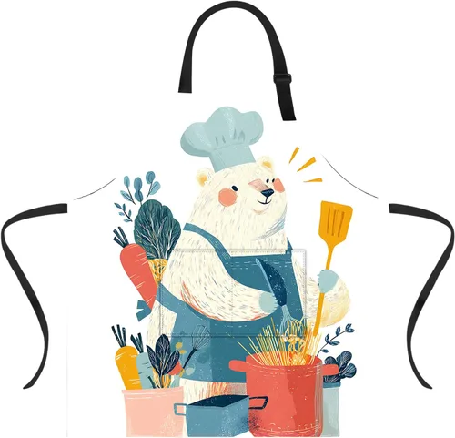 Delantal divertido con 2 bolsillos para hombres y mujeres, barbacoa, parrilla, delantales con babero ajustable, regalos, cocina, cocina de la cocina