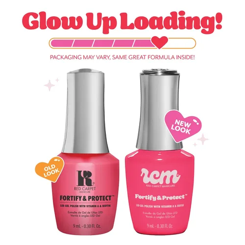 Miniatura 7 de Red Carpet Manicure Fortify & Protect - Esmalte de gel con imán de terciopelo bronce para uñas fuertes y saludables, impregnado con vitamina A