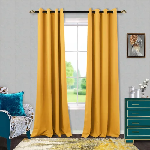 Miniatura 56 de Mrs.Naturall Cortinas Azul Real para Dormitorio, Cortinas Opacas Cortas Medianas Azul Cobalto para Cocina Decoración de Habitación de Adolescentes