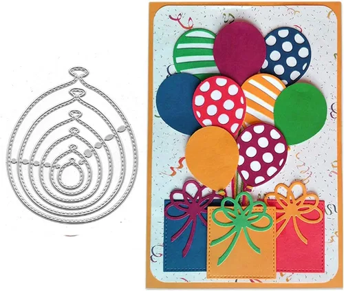 beautyshoppingstore Plantillas troqueladas para tarjetas de invitación para fiestas, festivales, manualidades, álbumes de recortes, álbumes de