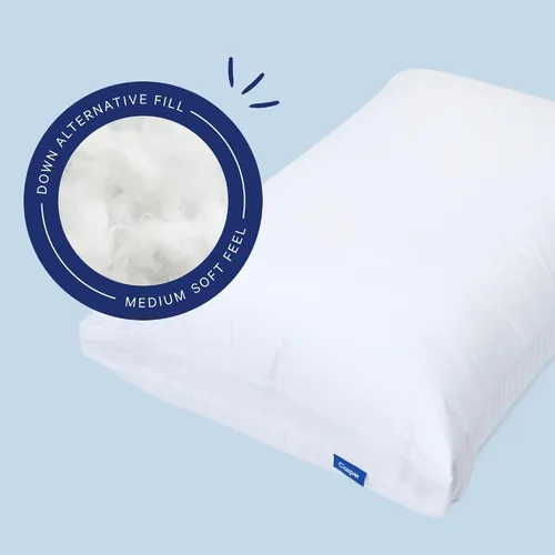 Miniatura 5 de Casper Sleep Original Cooling Pillow, Standard Size – Medium Soft Feel, Down-Alternative Fill, Supports Side, Back & Stomach Sleepers, Neck Pain