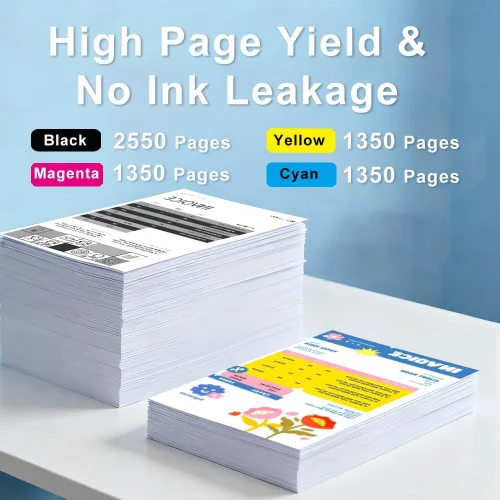 Miniatura 3 de 950XL 951XL - Cartuchos de tinta de repuesto para cartuchos de tinta HP 950 951, paquete combinado de color y negro funciona con HP OfficeJet Pro