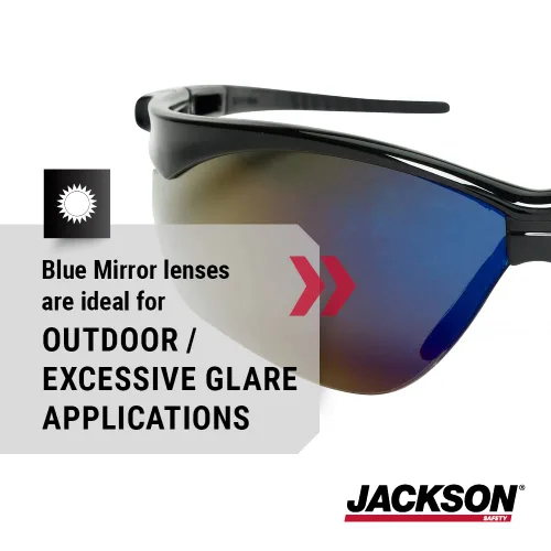 Miniatura 5 de Jackson Safety Gafas de seguridad SG – Protección ocular para hombres y mujeres – ANSI Z87.1 (paquete de 12)