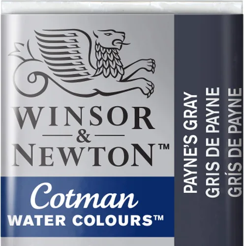 Miniatura 83 de Acuarela Cotman, tubo de 0.27 oz, color carmesí alizarina Gris de Payne