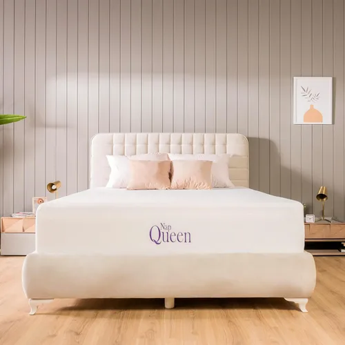 NapQueen - Colchón de espuma viscoelástica de 12 pulgadas, tamaño twin XL, tamaño mediano, firme, cama en una caja