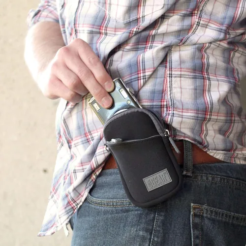 Miniatura 6 de USA Gear Funda pequeña para cámara digital con correa para la muñeca, presilla para cinturón - Funda pequeña y compacta para cámara compatible