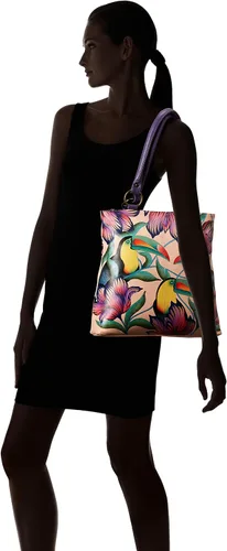 Miniatura 18 de Anna by Anuschka Comprador clásico grande de cuero genuino para mujer Obra de arte original pintada a mano