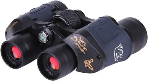 Prismáticos de alta potencia de 10 x 35 para adultos, focos ajustables de larga distancia, telescopio transparente para exteriores, binoculares