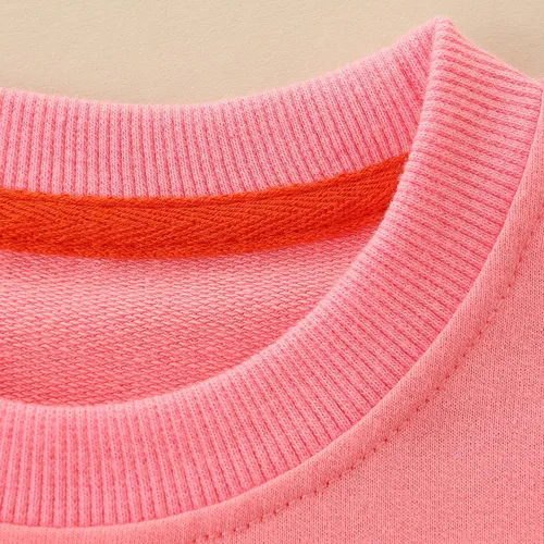 Miniatura 3 de Bumeex Ropa de sudadera para niña pequeña, ropa navideña de algodón con cuello redondo