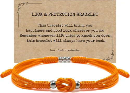 Miniatura 7 de LAMIBEE Infinity Surfer - Pulsera de la amistad con amor y amistad con color multicolor, cuerda de protección de nudo tibetano de la suerte tejida
