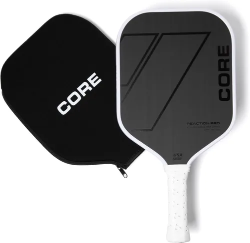 CORE Pickleball - Paletas de pickleball de fibra de carbono - Aprobadas por USAPA - Modelos PRO y de entrada - Empuñadura de confort acolchada con