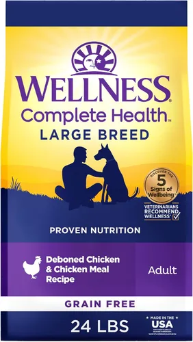 Miniatura 11 de Wellness Complete Health - Alimento seco para perros, sin granos, natural, receta de cordero, (bolsa de 24 libras)