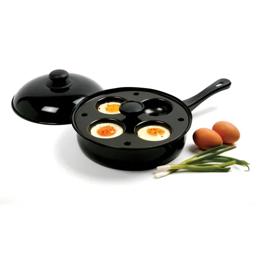 Miniatura 7 de Norpro Juego de sartén antiadherente de 9.5 pulgadas con 4 huevos escalfador extraíble (662)