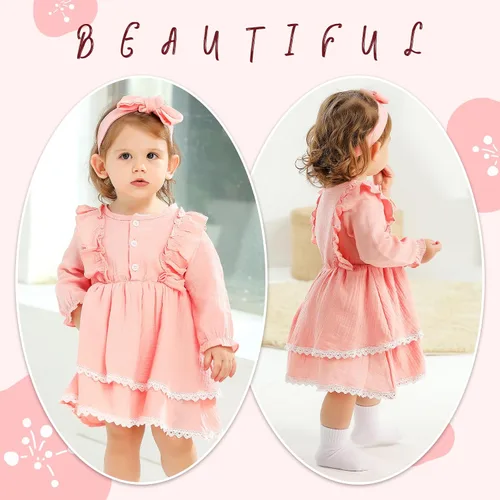 Miniatura 3 de Vestido de verano con estampado floral y tutú