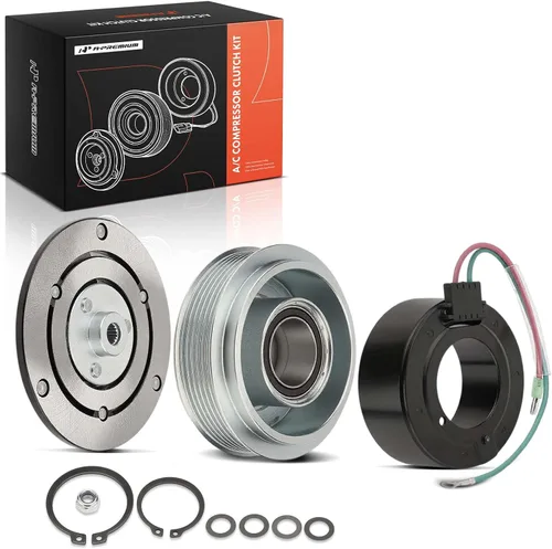 Miniatura 10 de A-Premium Kit de embrague del compresor del A/C compatible con Honda Civic 1.7L 2001-2005