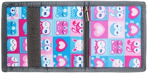 Miniatura 2 de Billetera para niños y niñas, billetera para niños pequeños, billetera de lona triple para exteriores, billeteras juveniles para niños y niños