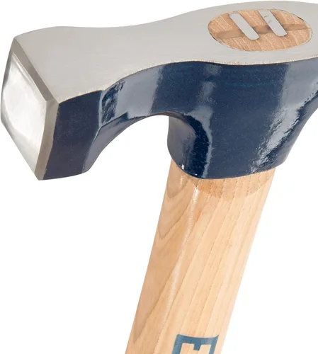 Miniatura 3 de ESTWING Bricklayer's/Mason Hammer - Herramienta de mampostería de 21 onzas fabricada en Estados Unidos con cabeza de acero forjado y mango de madera