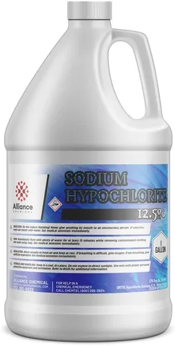 Miniatura 13 de Solución de hipoclorito de sodio 12.5% - Cubo de 5 galones - Alta pureza para limpieza de piscinas, tratamiento de agua y más aplicaciones versátiles