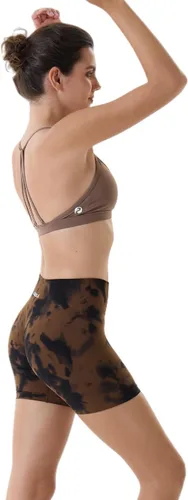 Miniatura 4 de AUROLA Dream Tie Dye Workout Shorts for Women Seamless Scrunch Soft Active Shorts