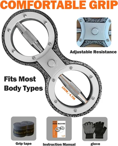 Miniatura 7 de Fitarc 6/12/15 LB Rotator Burn Machine,Spinning Burn Rotator,Grip Strength Trainer,Arm Workout Equipment,Multifunctional Hand and Forearm