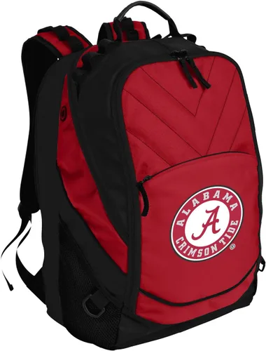 Miniatura 10 de Broad Bay Mochila Alabama University of Alabama Crimson Tide - Bolsas para computadora portátil, Negro y Gris - Logo Redondo, Tamaño único, Mochila