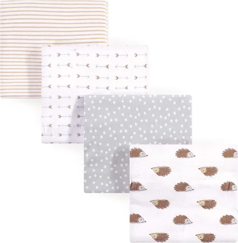 Miniatura 194 de Hudson Baby Mantas unisex de franela de algodón para bebé, calabaza, talla única