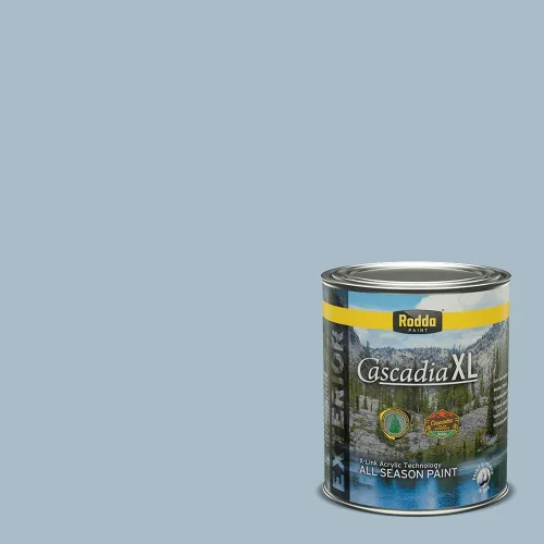 Miniatura 49 de Rodda Paint CASCADIA XL Pintura e imprimación satinada exterior en uno, cuarto de galón, Acapulco Dive