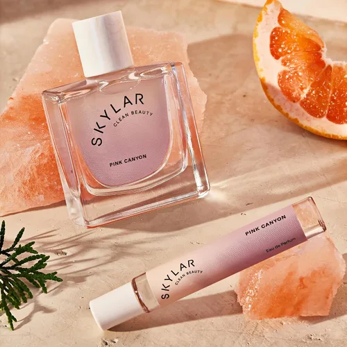 Miniatura 4 de Skylar Pink Canyon Eau de Parfum - Perfum Hipoalergénico y Limpio para Mujeres y Hombres, Vegano y Seguro para Piel Sensible - Notas de Pomelo, Sal