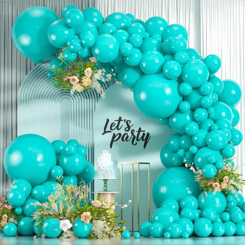 Miniatura 9 de 114 globos de color verde lima, globos de látex verde claro de 18/12/10/5 pulgadas para decoración de fiesta de dinosaurio, baby shower, selva