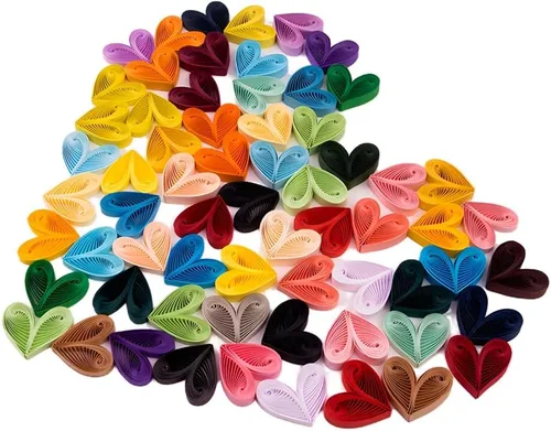 Miniatura 5 de Tiras de papel de filamentos en tonos marrones de 0.197 in en tonos de chocolate, 120 piezas/juego de tiras de 21 pulgadas de longitud, juego
