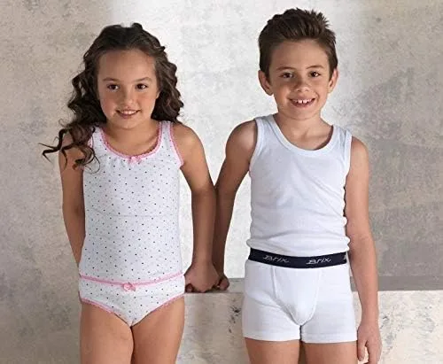 Miniatura 2 de Brix Camiseta sin mangas para niños, sin etiquetas, 100% algodón, súper suave, paquete de 4 novedades.