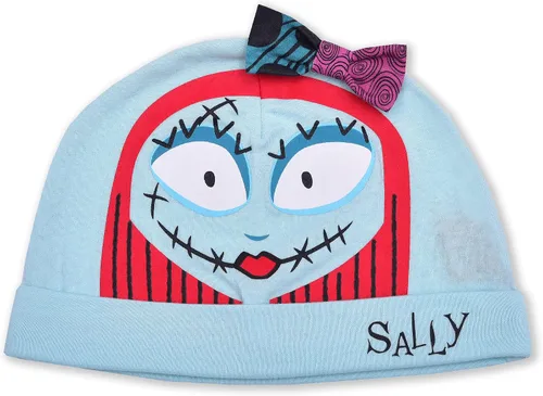 Miniatura 4 de Disney Nightmare Before Christmas - Conjunto de vestido y gorra para niñas recién nacidas y bebés, multicolor
