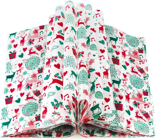 Miniatura 23 de 100 piezas de hojas de papel encerado de Navidad para alimentos, papel para envolver sándwiches, envoltorios para delicatessen, forros impermeables