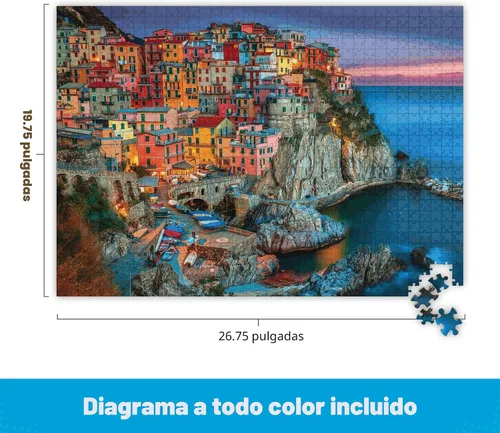 Miniatura 3 de Rompecabezas Buffalo Games Signature Series: Cinque Terre (1000 piezas) de la marca Buffalo