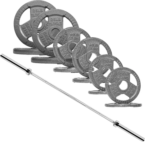 Miniatura 8 de Juego de pesas Signature Fitness de 2 pulgadas de hierro fundido