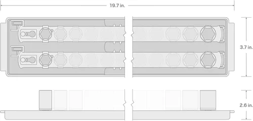 Miniatura 7 de TEKTON Juego de llaves de vaso de 6 puntos poco profundas de 1/2 pulgada con rieles y bandeja, 19 piezas (3/8-1-1/2 pulgadas) SHD92122