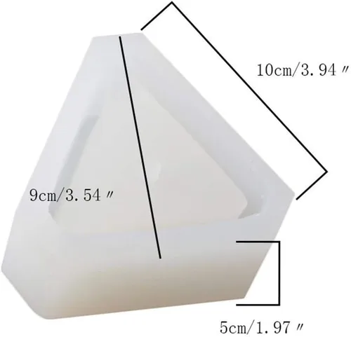 Miniatura 6 de Molde de cerámica de arcilla para plantas suculentas de silicona, moldes para jarrón, macetas de hormigón, hechas a mano, tarta, pizza, gelatina