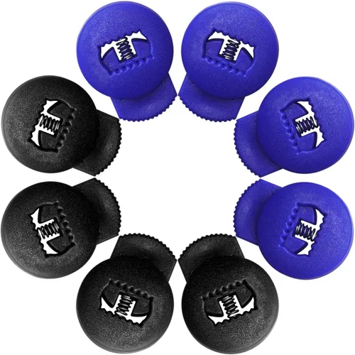 Cerraduras de guante, cerraduras de encaje para guantes de béisbol, paquete de 8, no requiere más nudos, ajuste universal para guantes de béisbol y