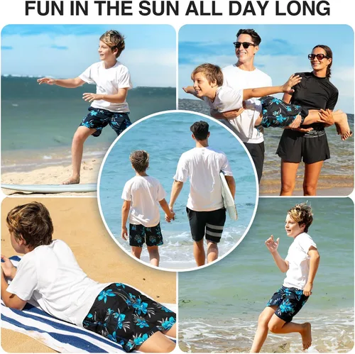Miniatura 107 de Kanu Surf Traje de baño Yolo de secado rápido UPF 50+ para niños
